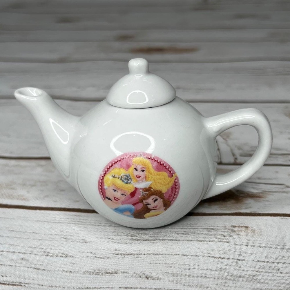 Vtg Disney Princess Miniature Rpacement Teapot